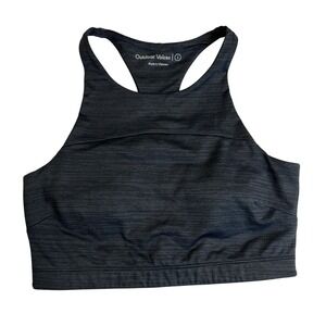 OUTDOOR VOICES Tech Sweat Sports Bra Black‎ Size Small Racerback Yoga Activewear